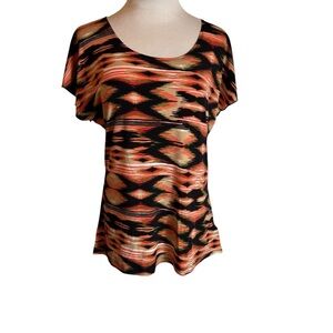 NWT SIZE LARGE SUZIE IN THE CITY TOP MULTI COLOR  TOP